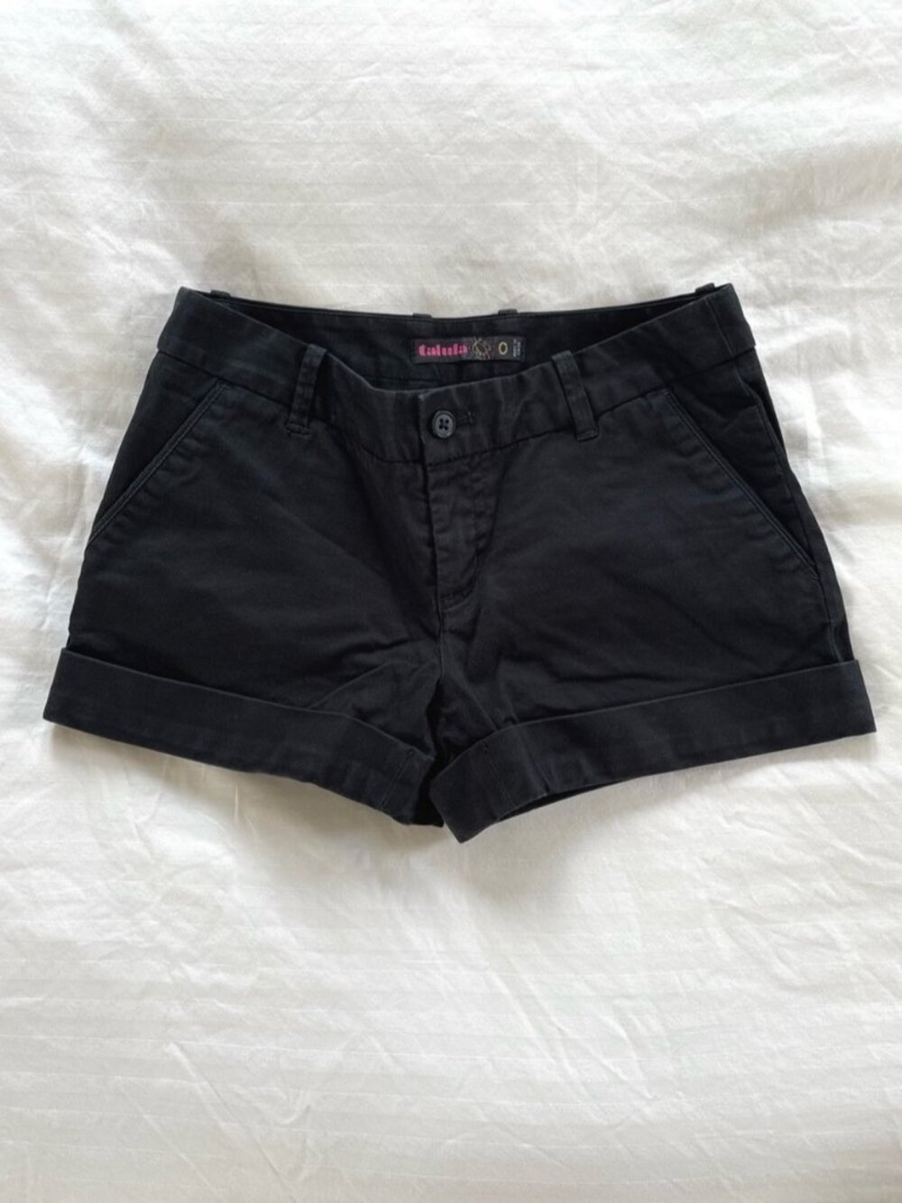 Y2K Talula Aritzia Black Mini Shorts